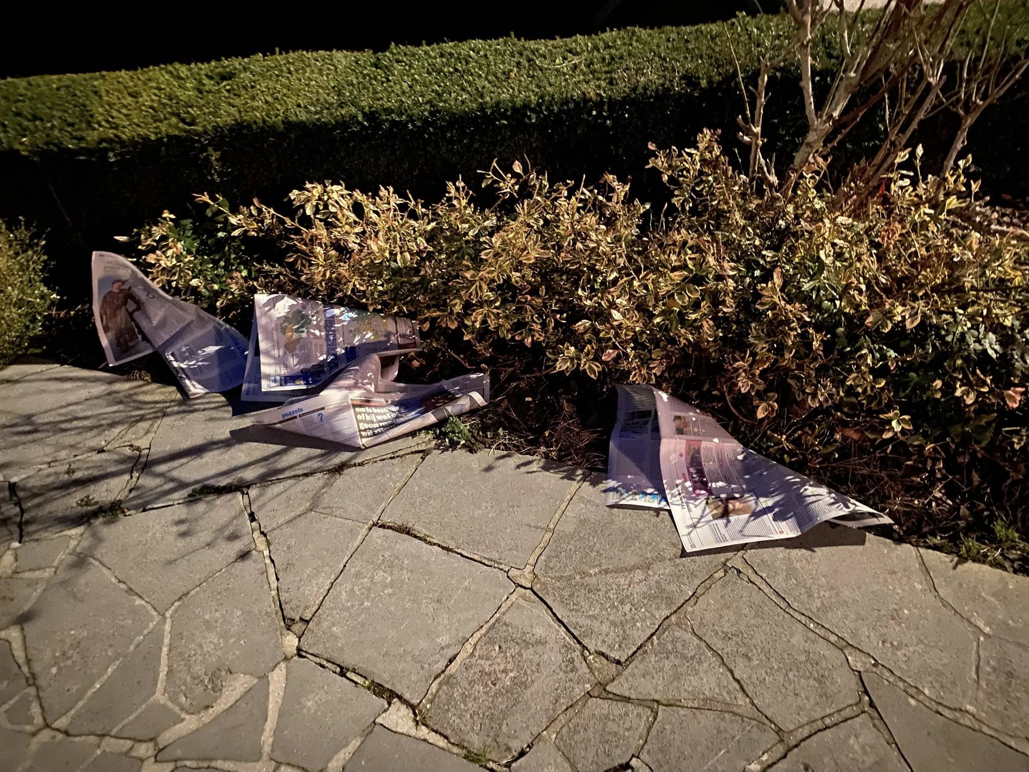 Problemen met krantenbezorging