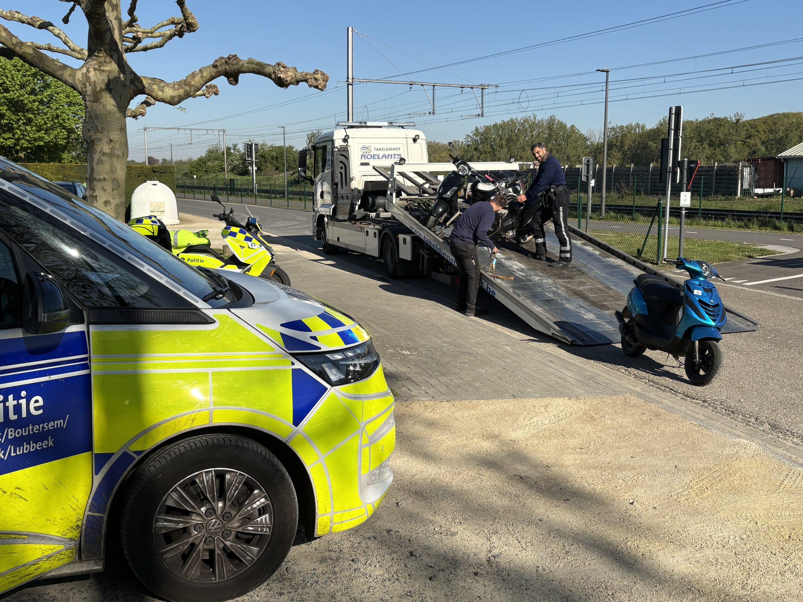 verkeersactie in Boutersem